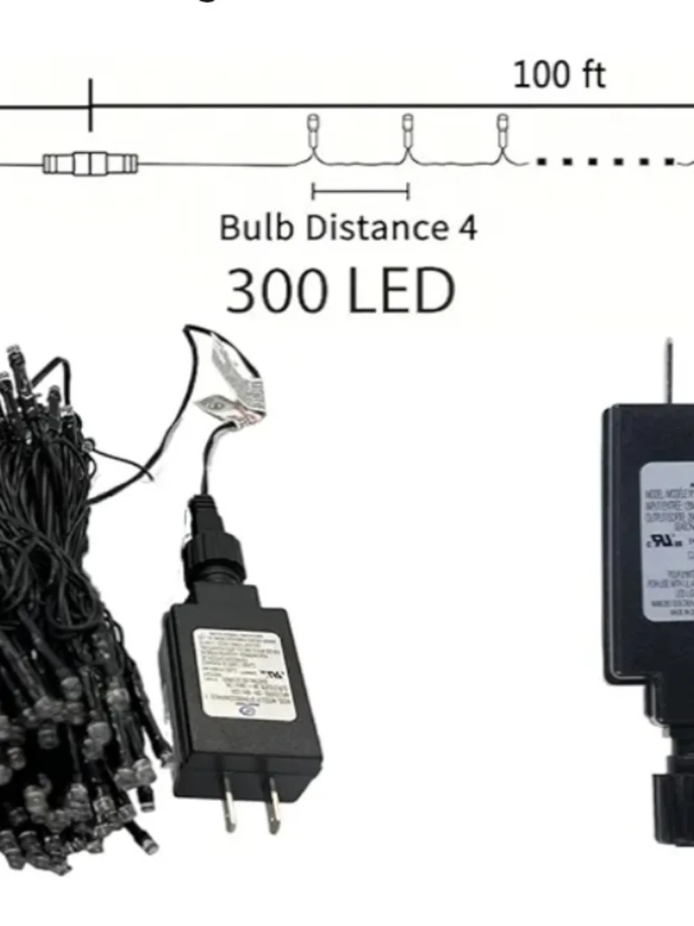 LED White Outdoor String Lights - Classic Bright White Holiday Lighting